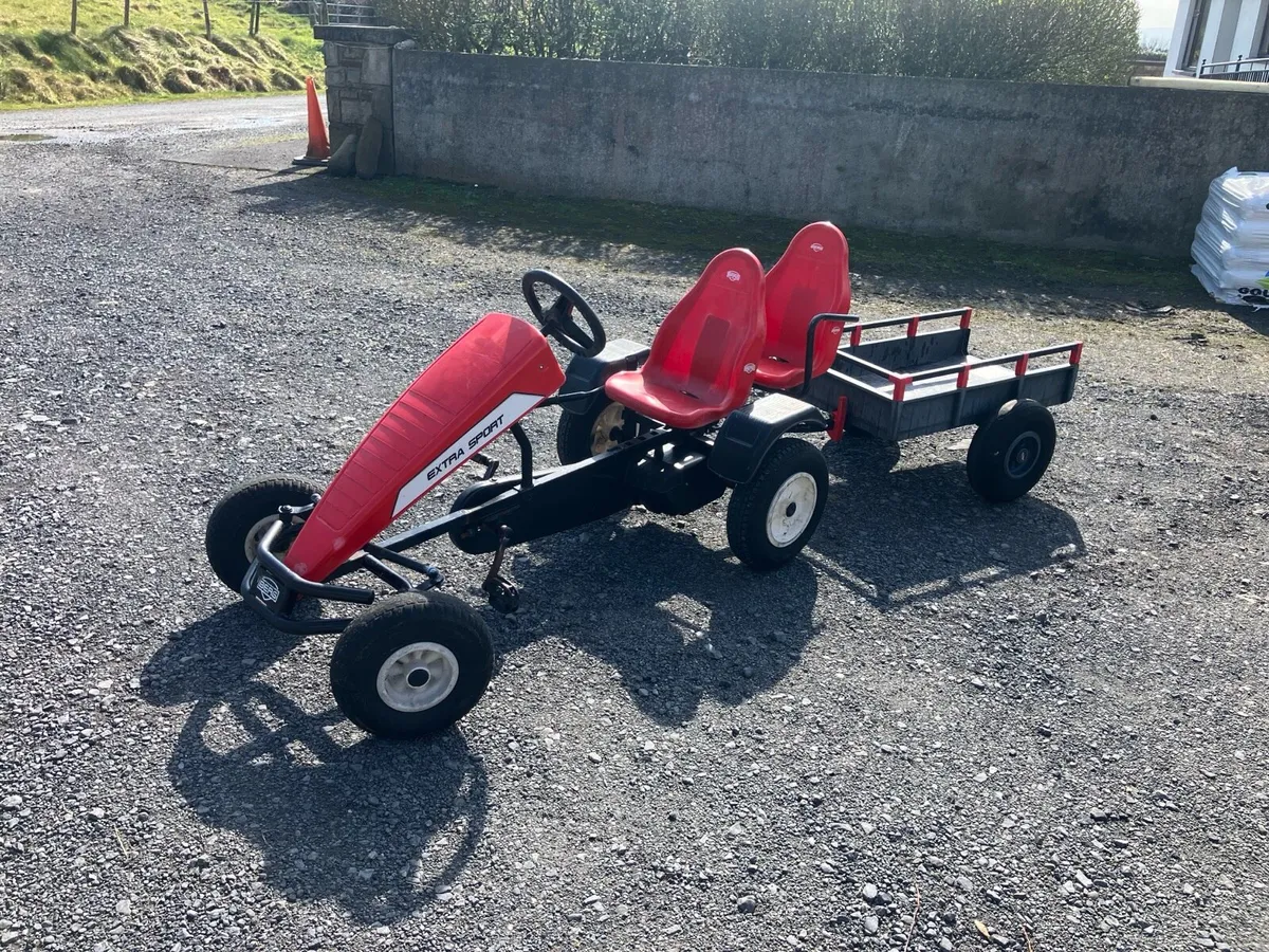Berg go cart and trailer - Image 1
