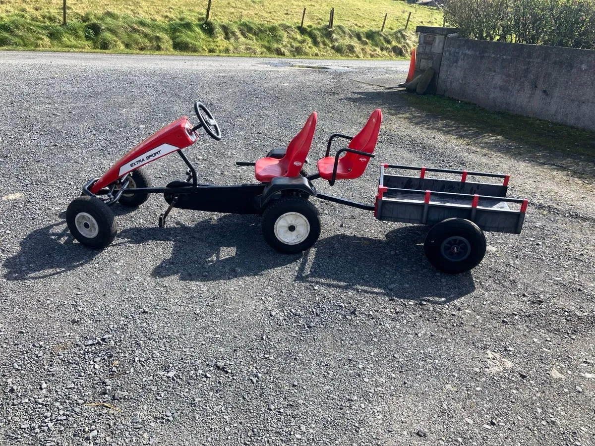 Berg go cart and trailer - Image 2