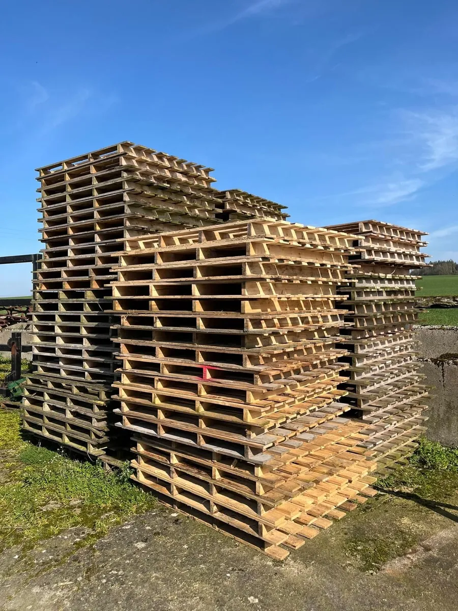 Wood pellets once-used