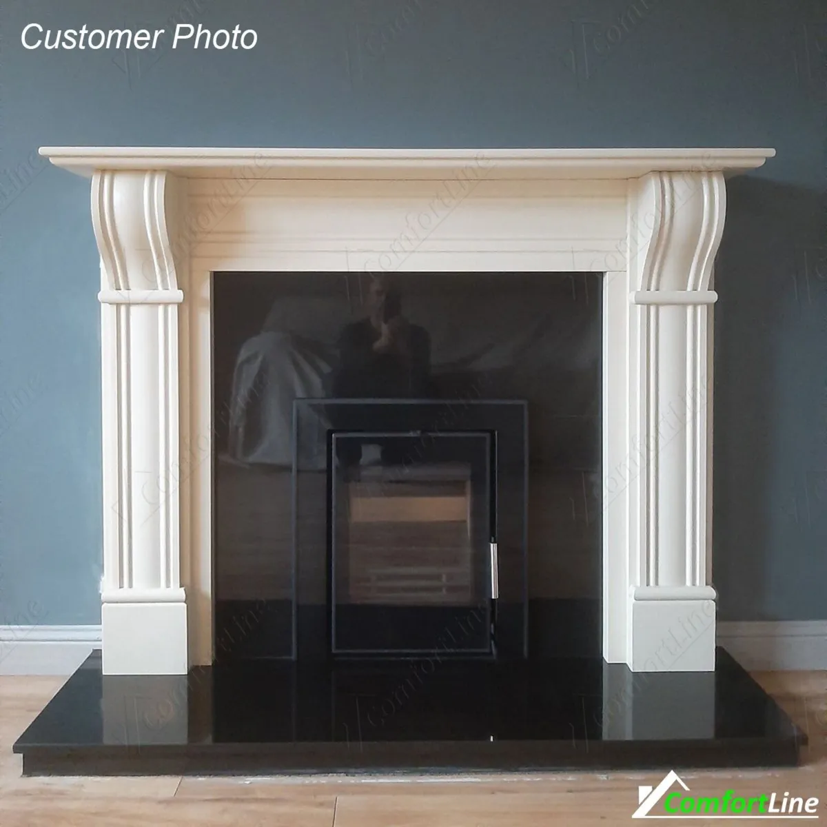 Dublin Corbel Marble Fire-Surround - Image 3