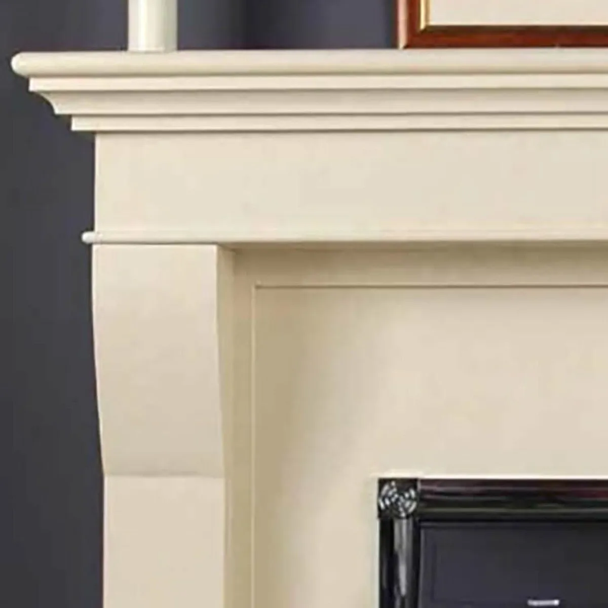 Estada Cream Marble Fireplace Surround 54'' / 60'' - Image 4