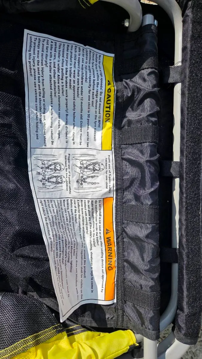 Halfords Double Child Bike Trailer - Image 2