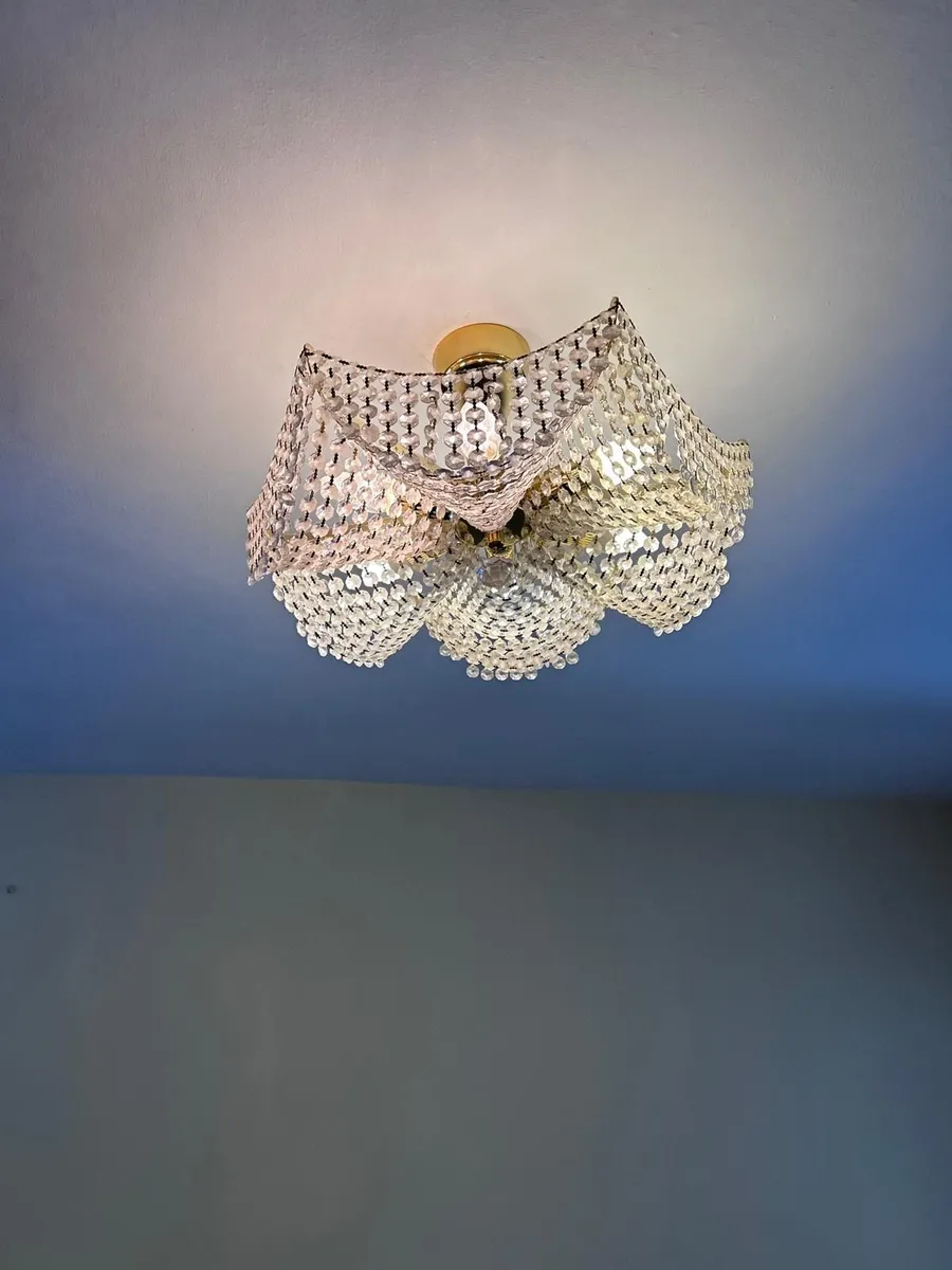 Crystal Wall and ceiling lights and lamp shade - Image 1