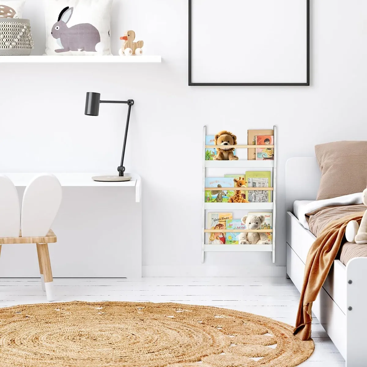 Children's Bookshelf Cloud Design 3 Compartments - Image 4