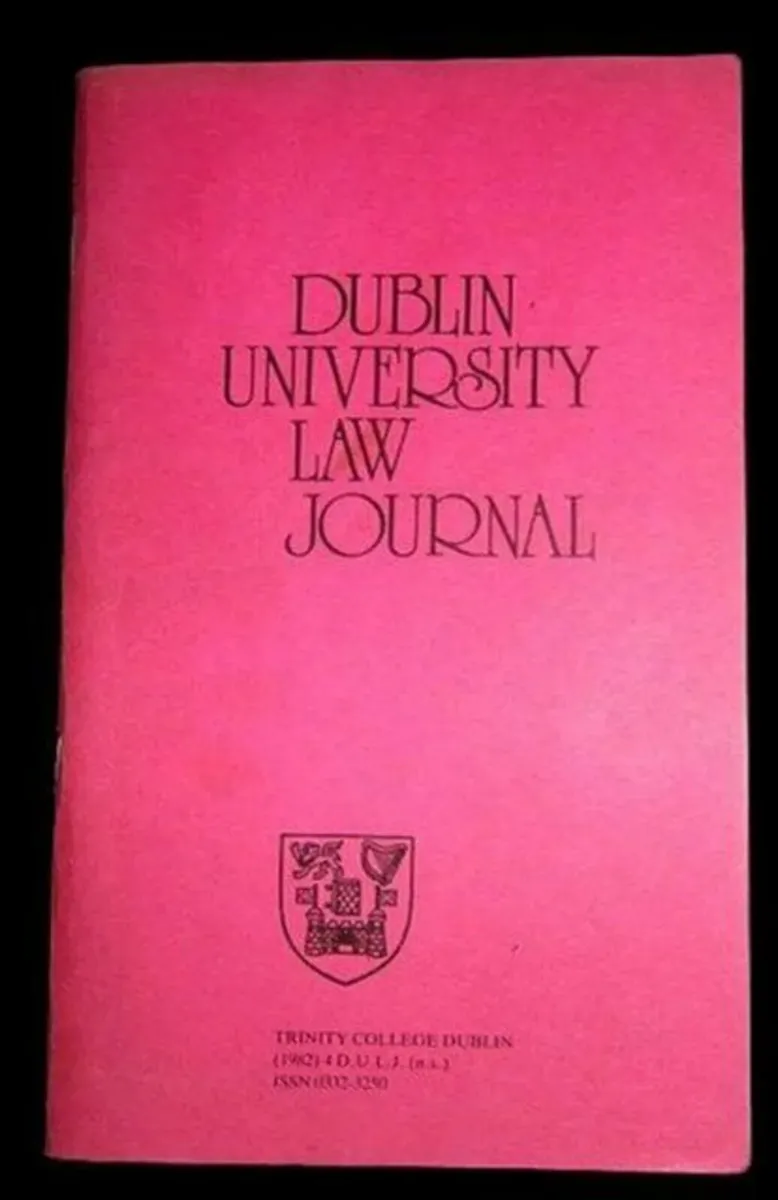 Vintage 'Dublin University Law Journal' (DULJ)1982 - Image 2