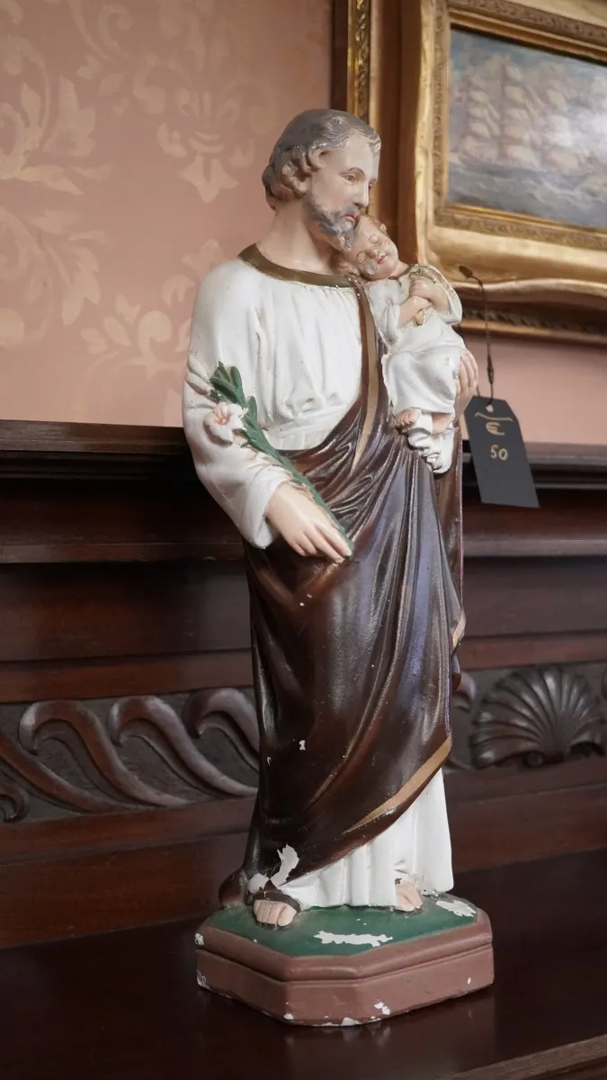 Saint Joseph with the Child Jesus Statue - Image 2