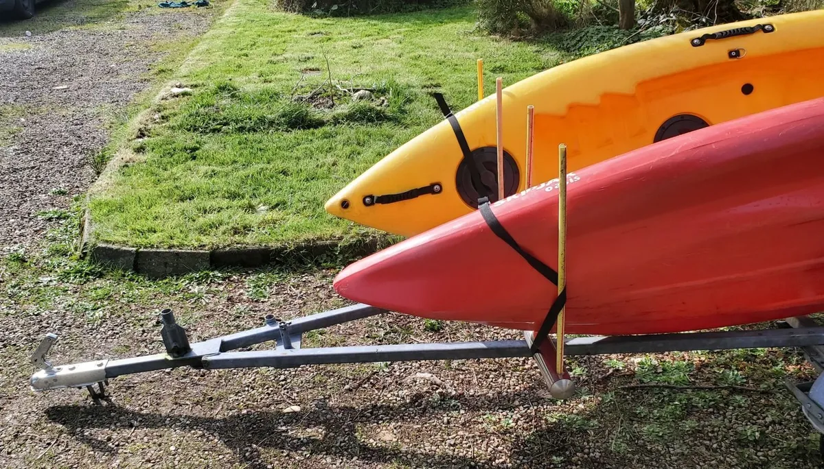 Kayak Trailer & Kayaks Bundle - Image 3