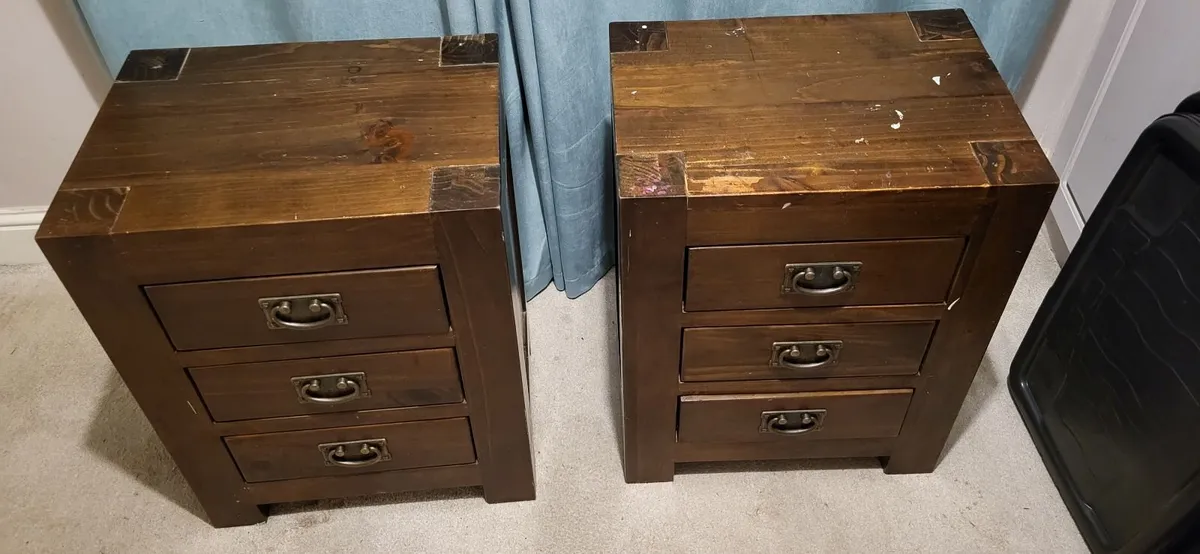 Bed side lockers - Image 1