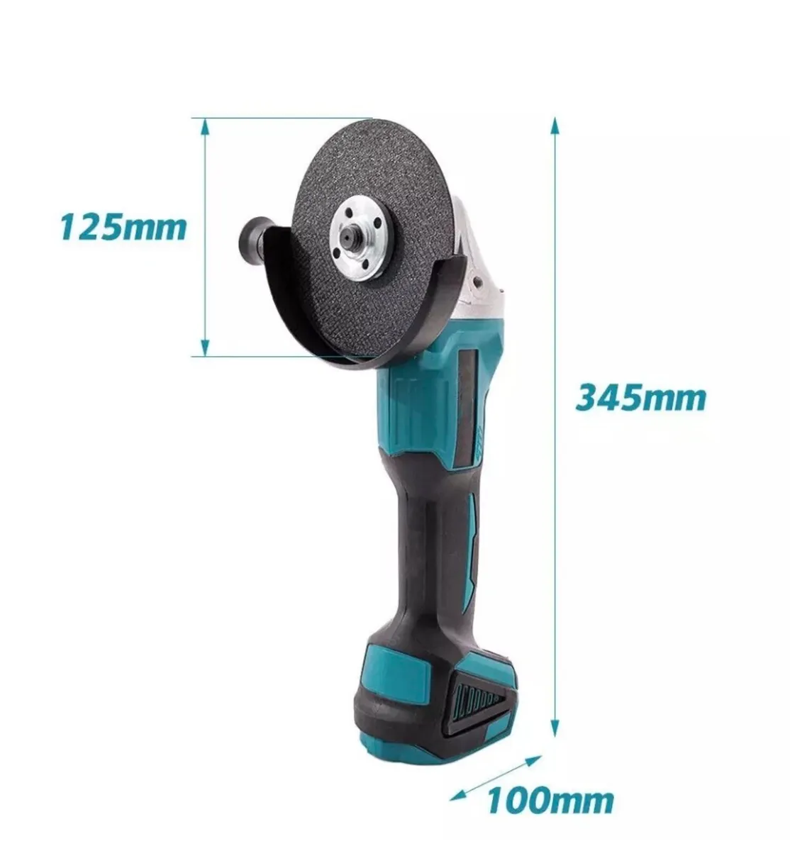 NEW 125mm Cordless Angle Grinder & 3 Discs 6” - Image 2