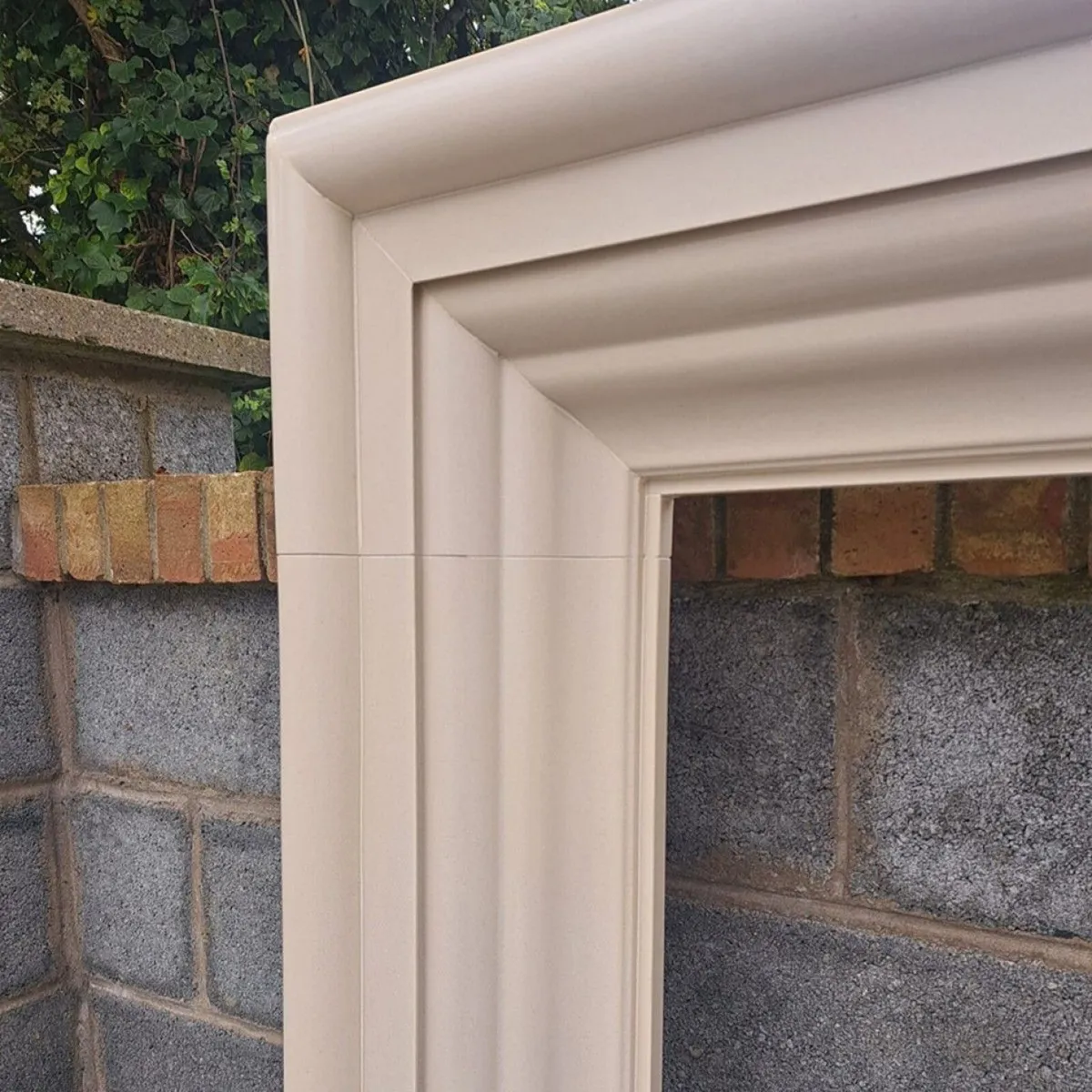 Heritage Ivory Pearl Marble Fireplace Surround 52' - Image 2