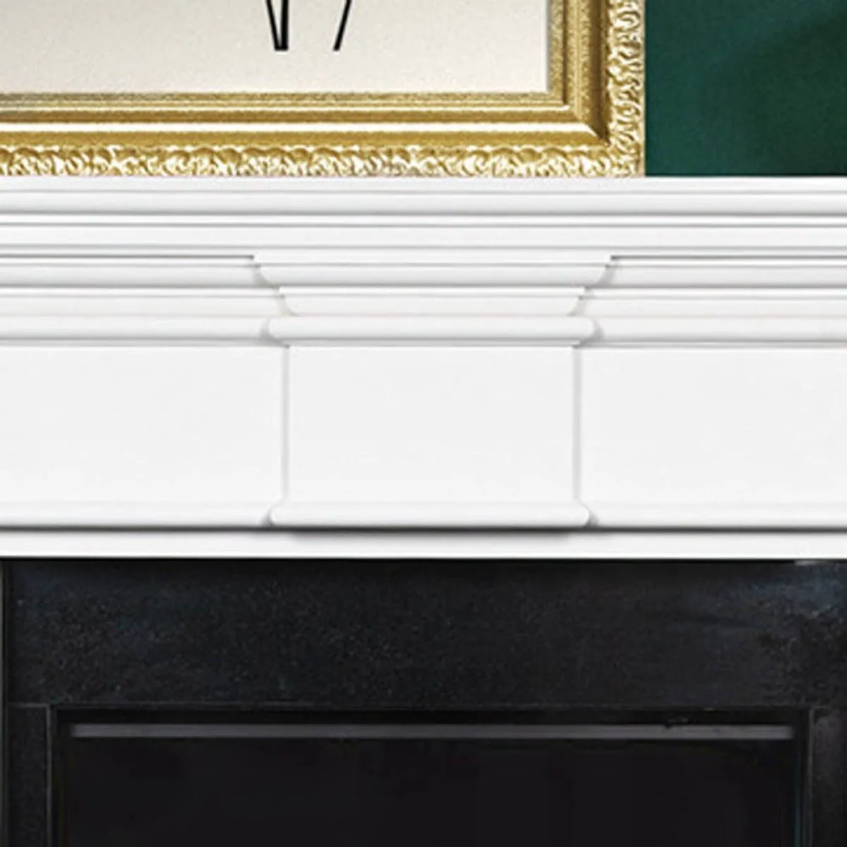 Lancaster Honed White Marble Fireplace Surround - Image 2