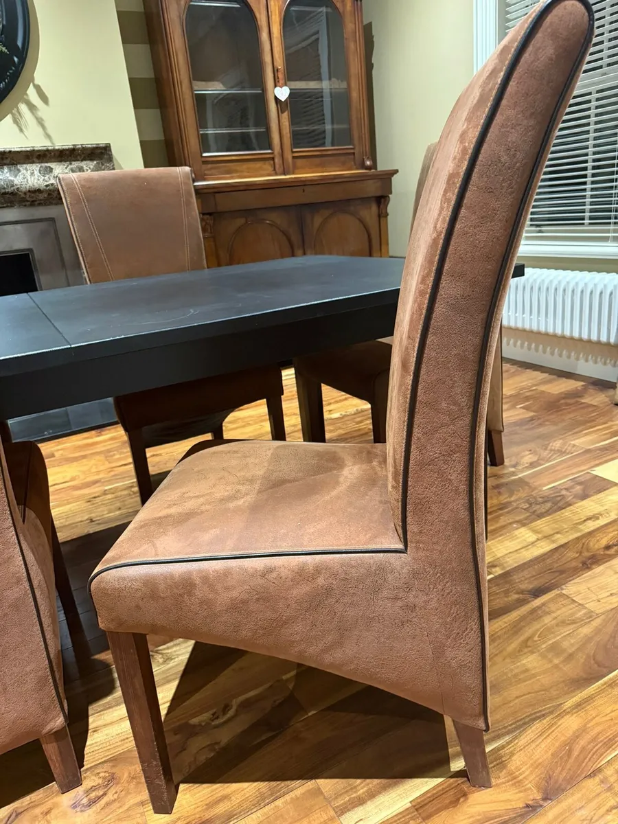 Dining Room Chairs x 6 as new - Image 1