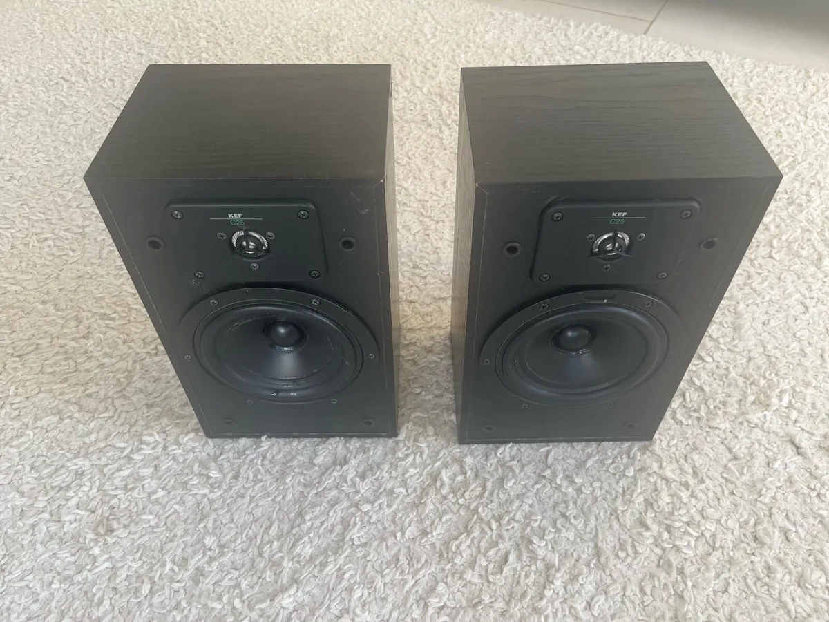 KEF C25 Speakers - Image 1