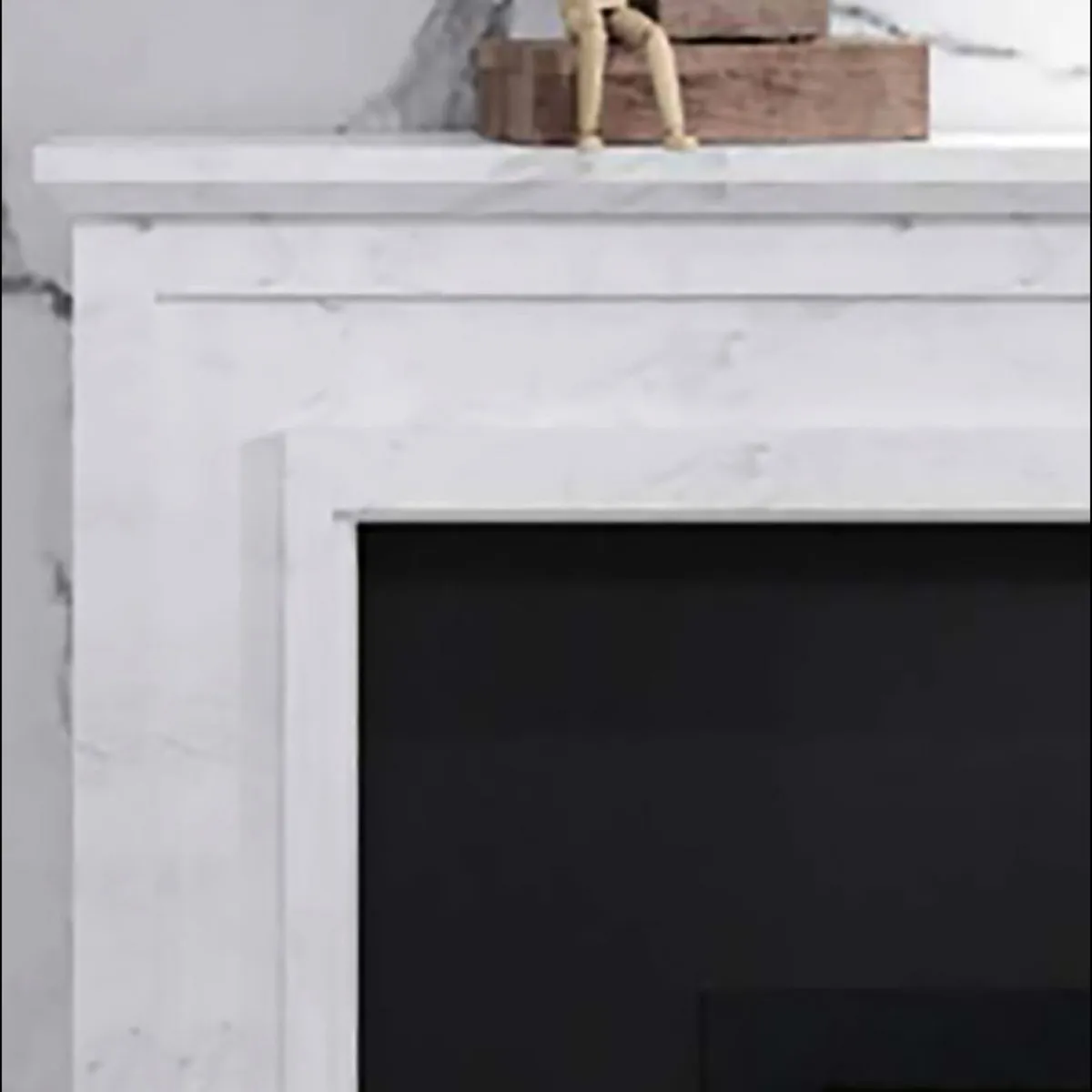 Pienza 54'' Ariston Carrara Fireplace - Image 2