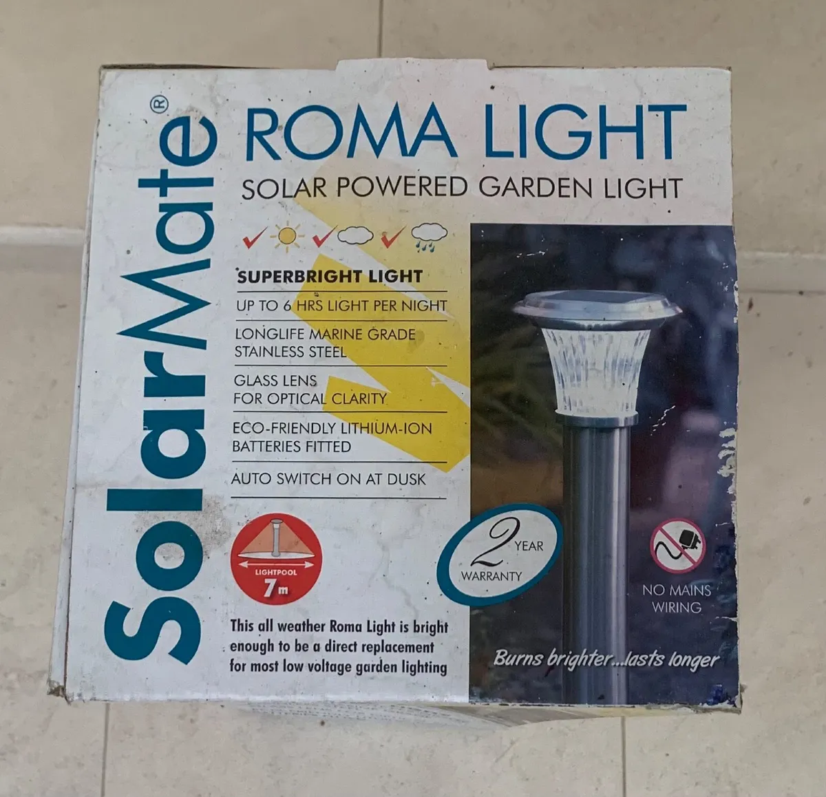 Solar Mate - Solar Powered Garden Path Lights x 6 - Image 3