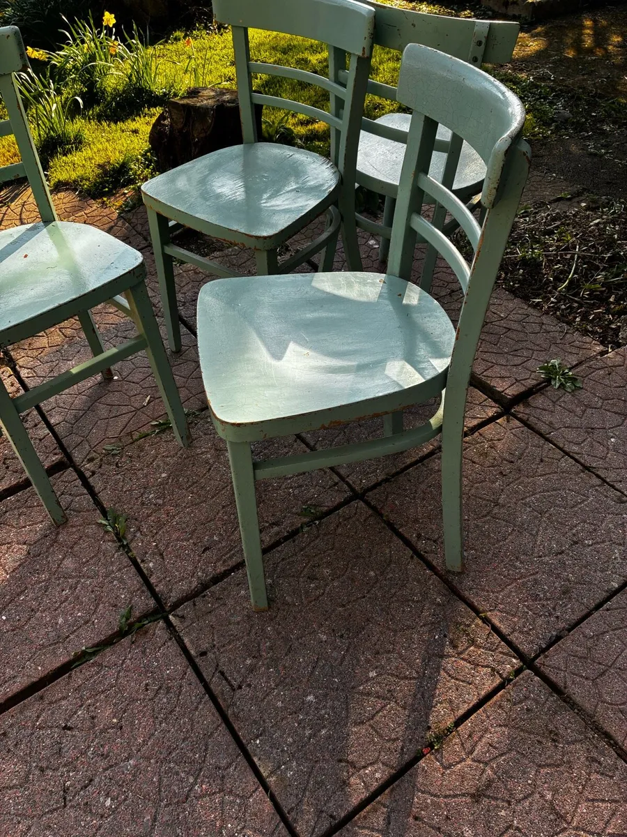 6 vintage chairs - Image 3