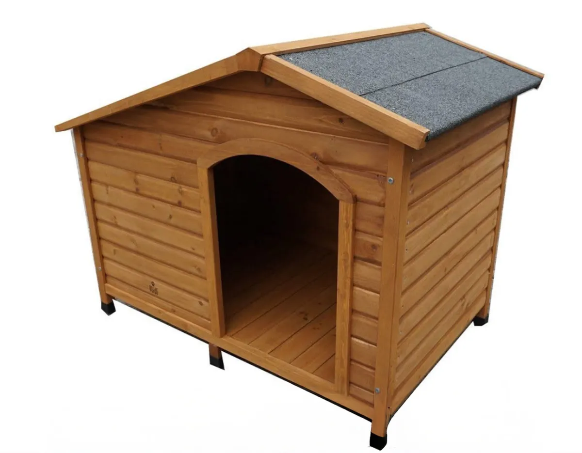 Large Pitch Roof Dog Kennel - Image 1