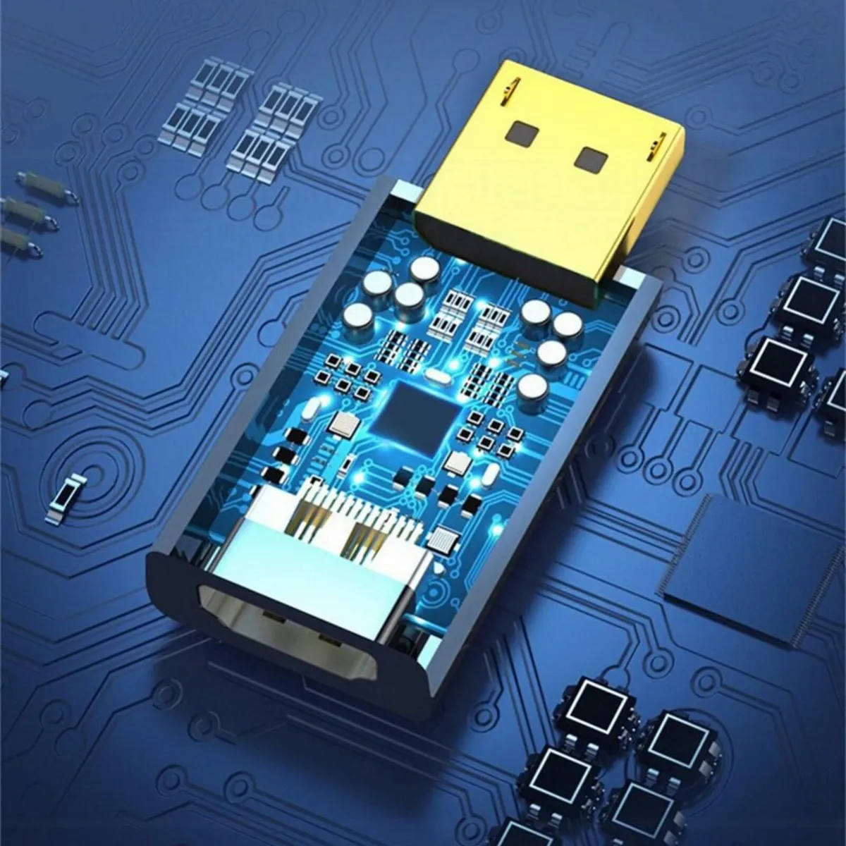 DisplayPort to HDMI Adapter 4K DP to HDMI Converte - Image 2