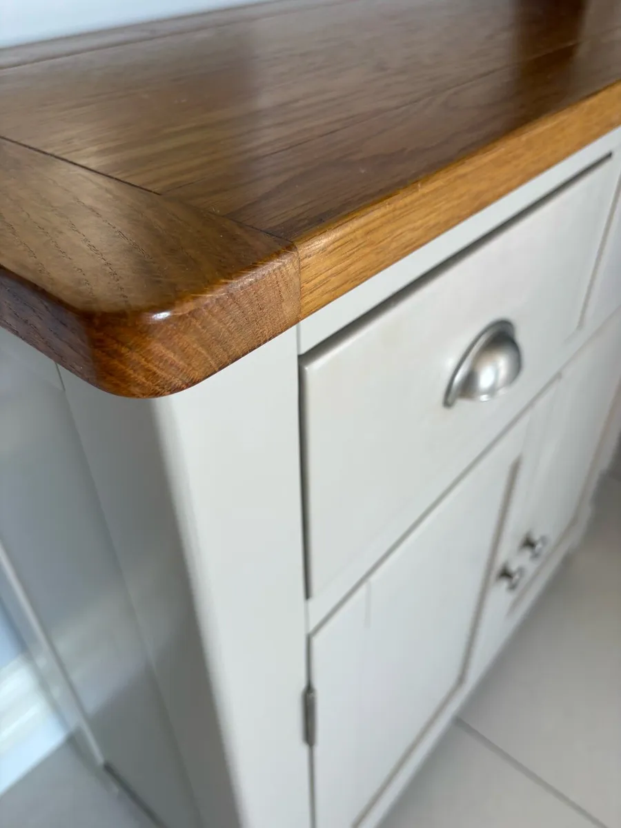 2 drawing sideboard with oak top - Image 2