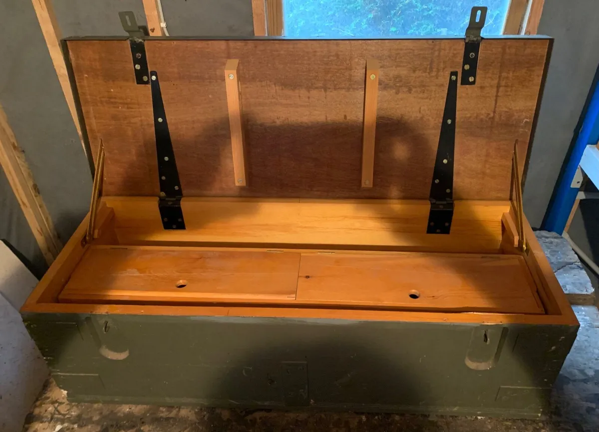 Wooden Trunk Chest / Blanket Box - Image 1