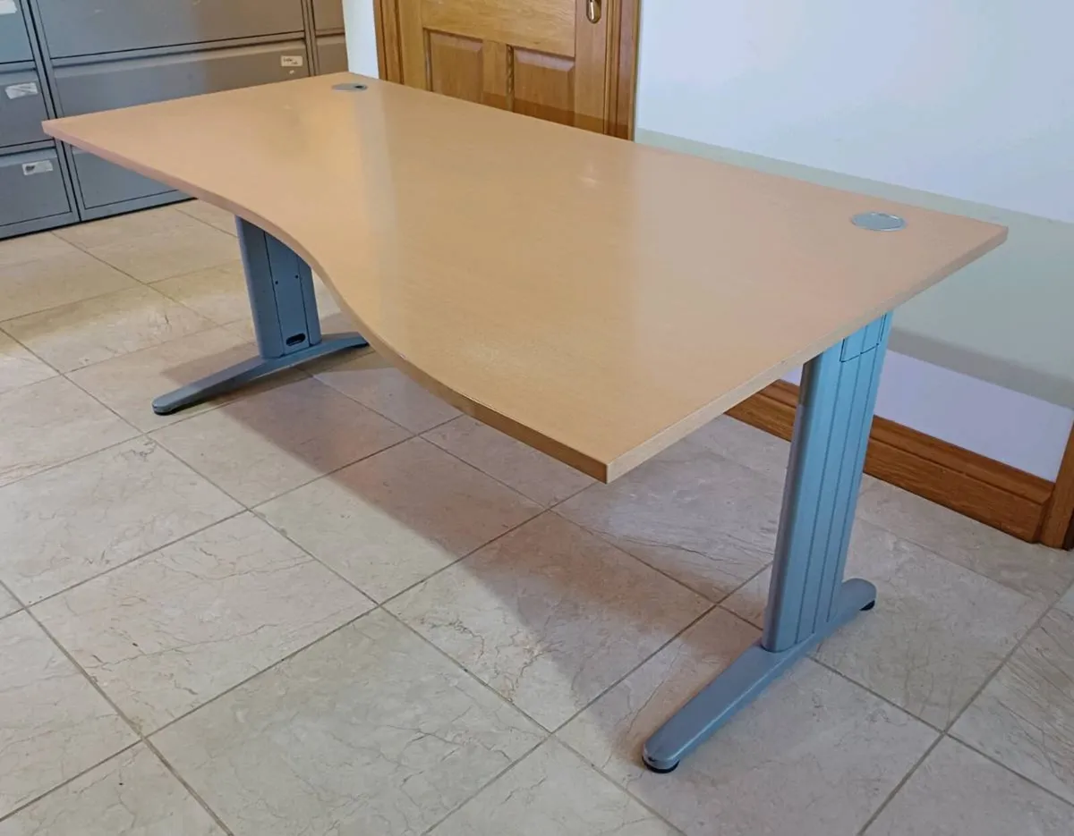 Maple Wood Office Desks - Image 1