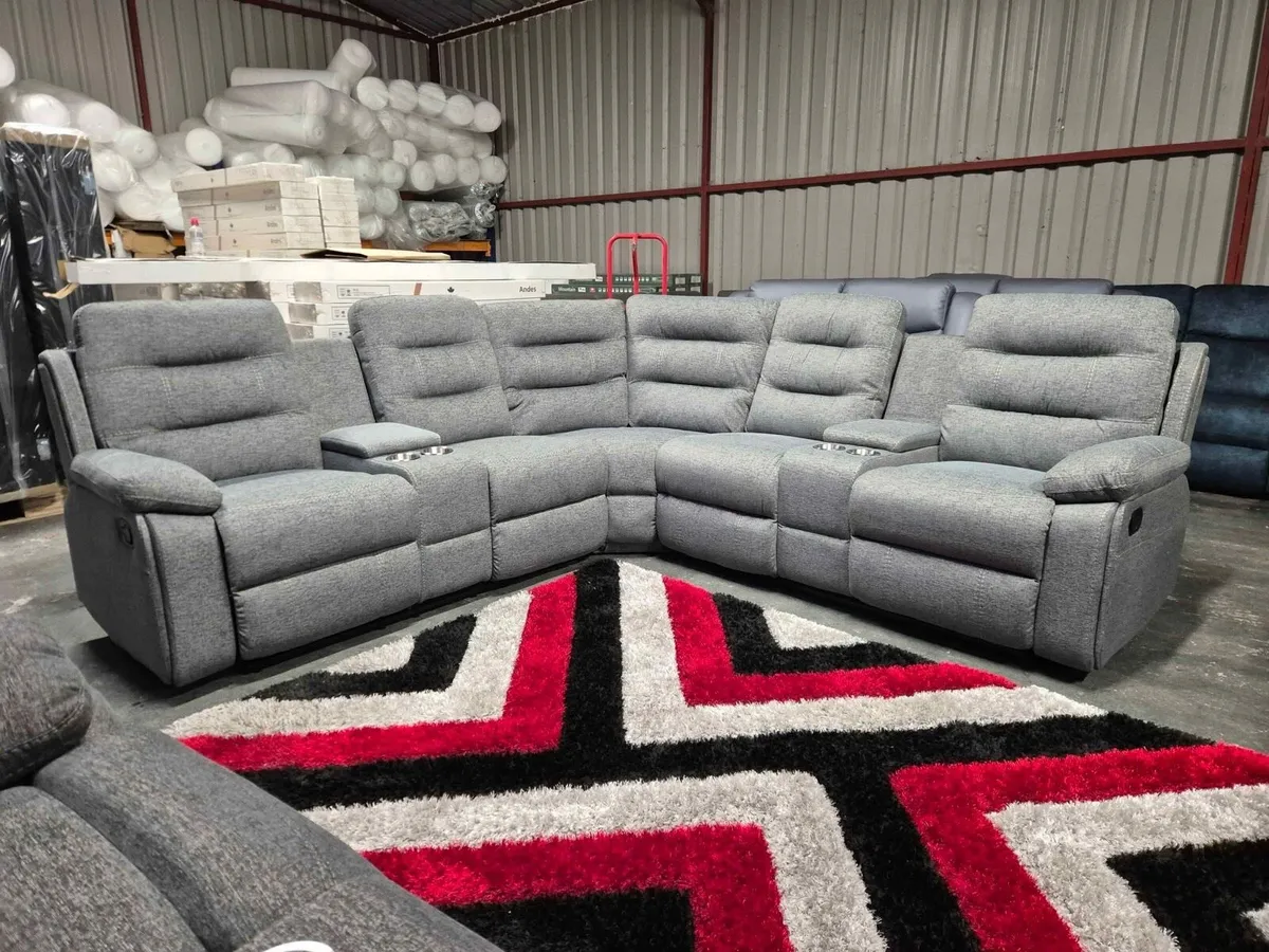 Free Delivery Apollo Corner Sofas - Image 2