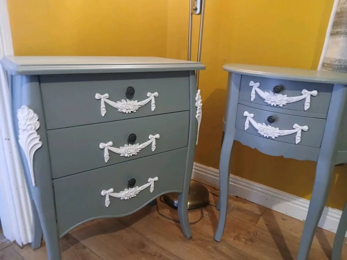 Chest of Drawers and Side Table - Image 2