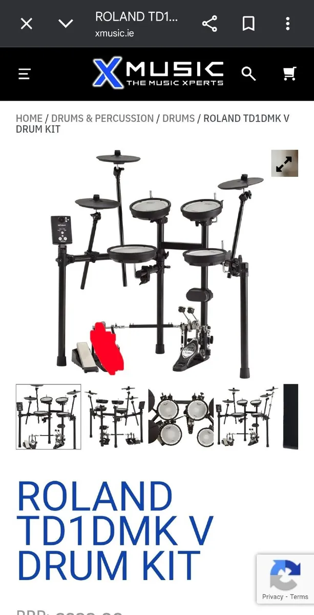 Roland electric drums - Image 1