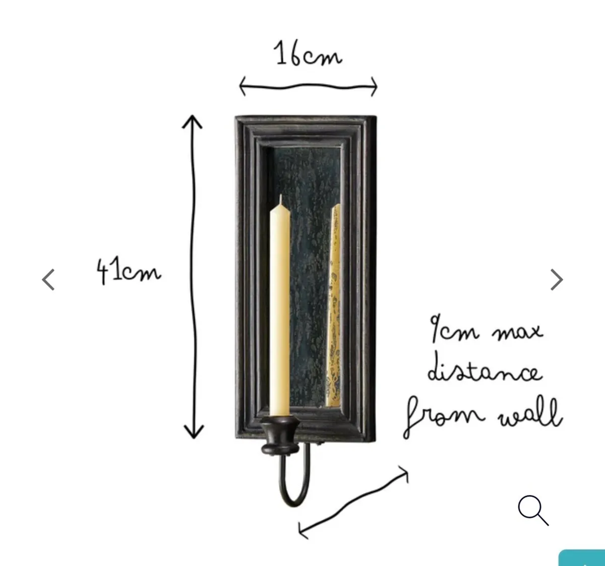 POOKY Wall Mounted Candle Holder - Image 2