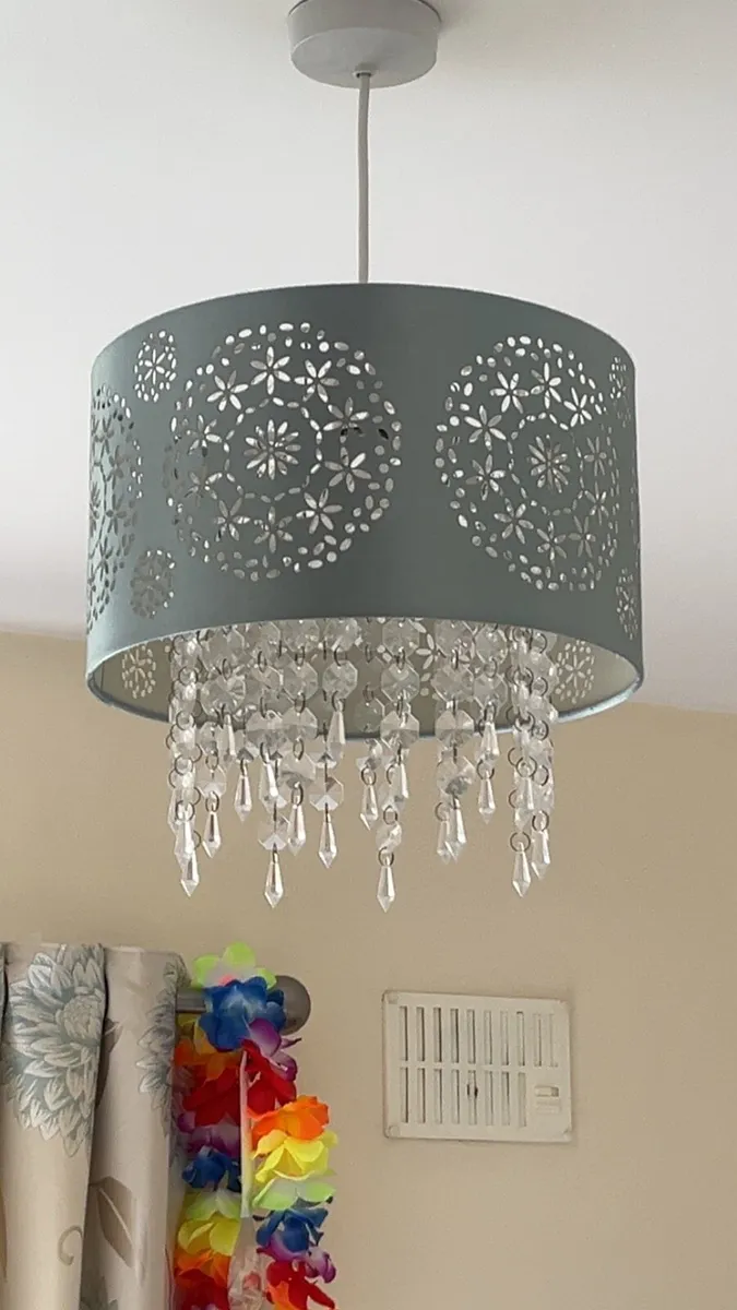 Lamp and shade - Image 1