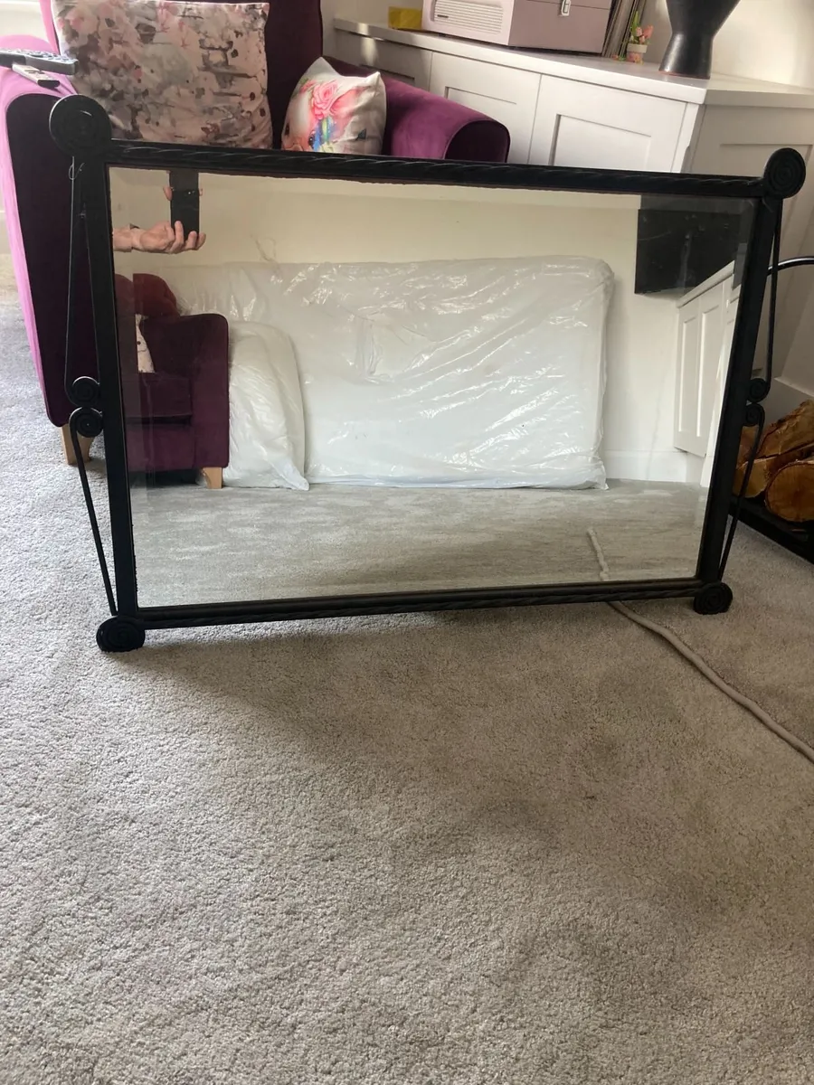 Wrought Iron Mirror - Image 1