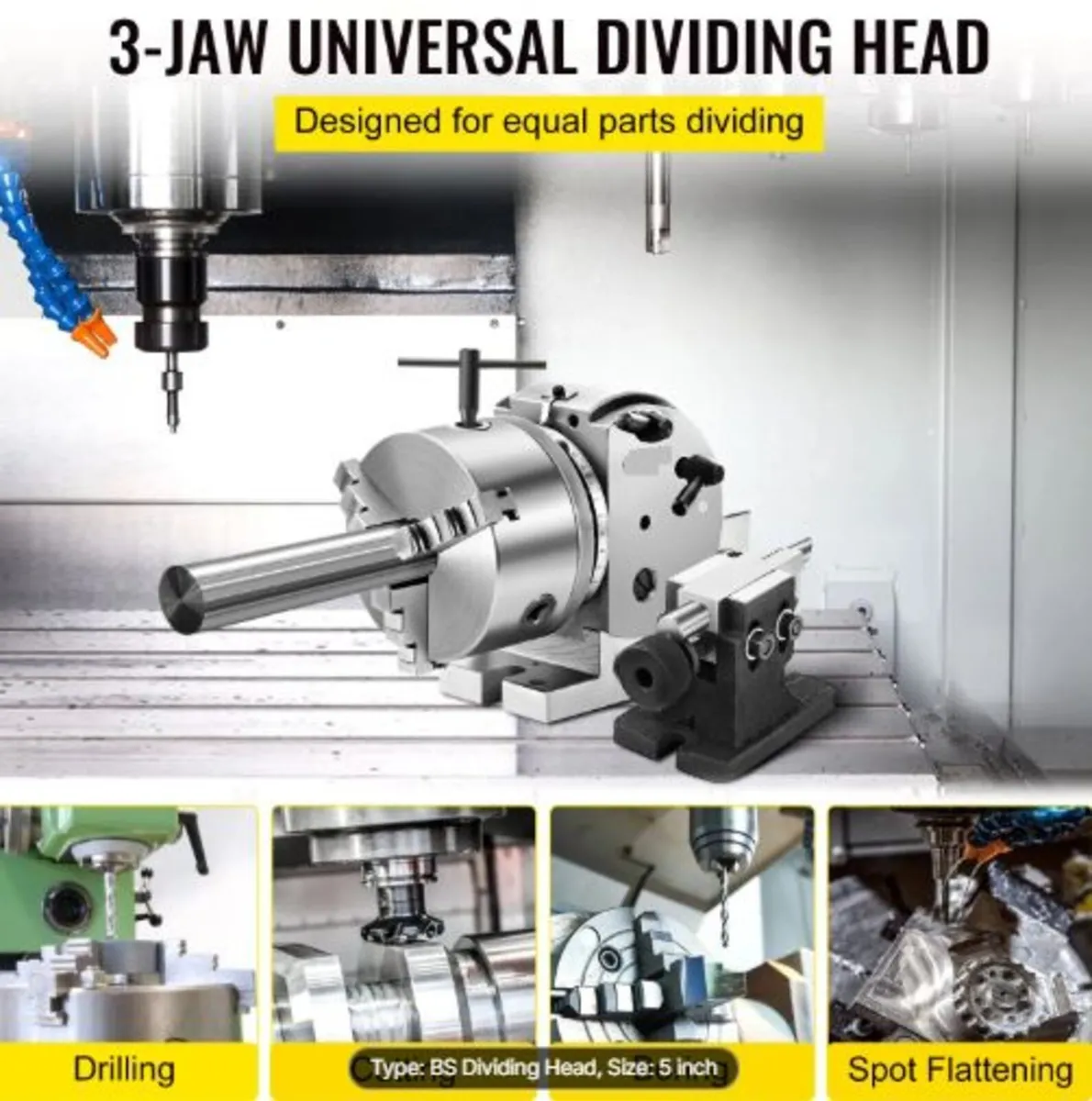 BS-0 Precision Dividing Head, Horizontal Dividing - Image 2