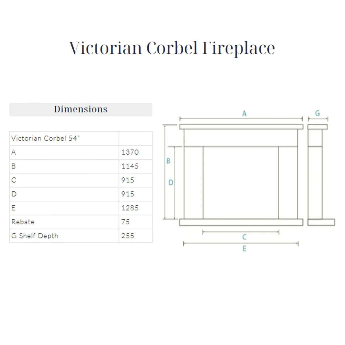Victorian Corbel Fireplace Surround - Image 3