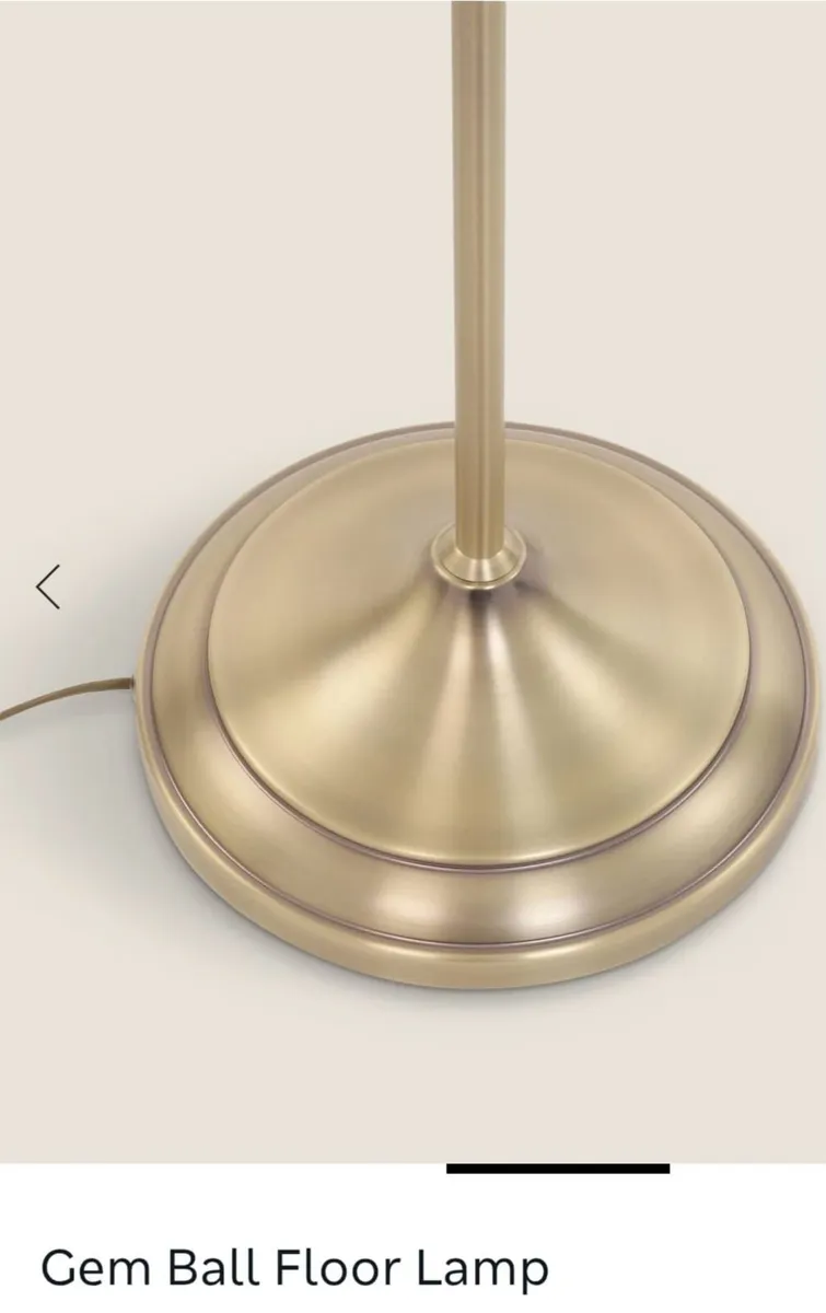 M&S Faux Crystal  with brass; lighting set. - Image 3