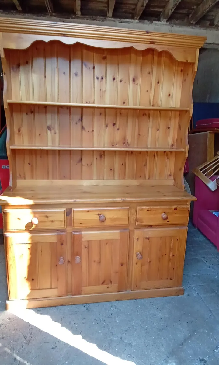 Solid Pine Kitchen Dresser - Image 1