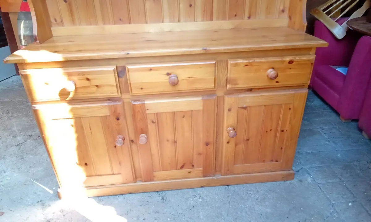 Solid Pine Kitchen Dresser - Image 2
