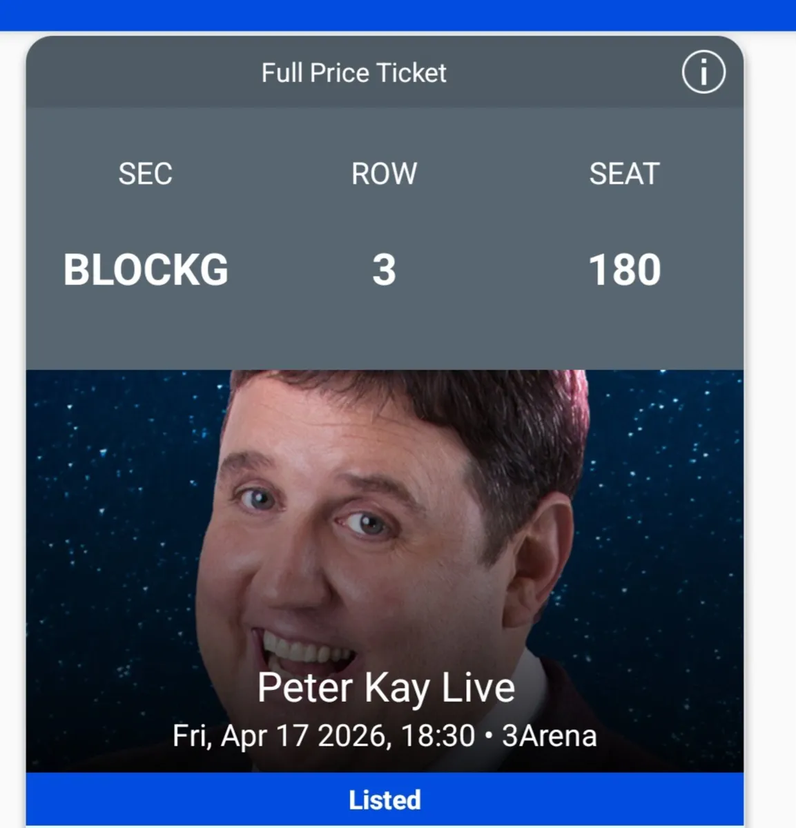 Peter Kay Dublin - Image 2