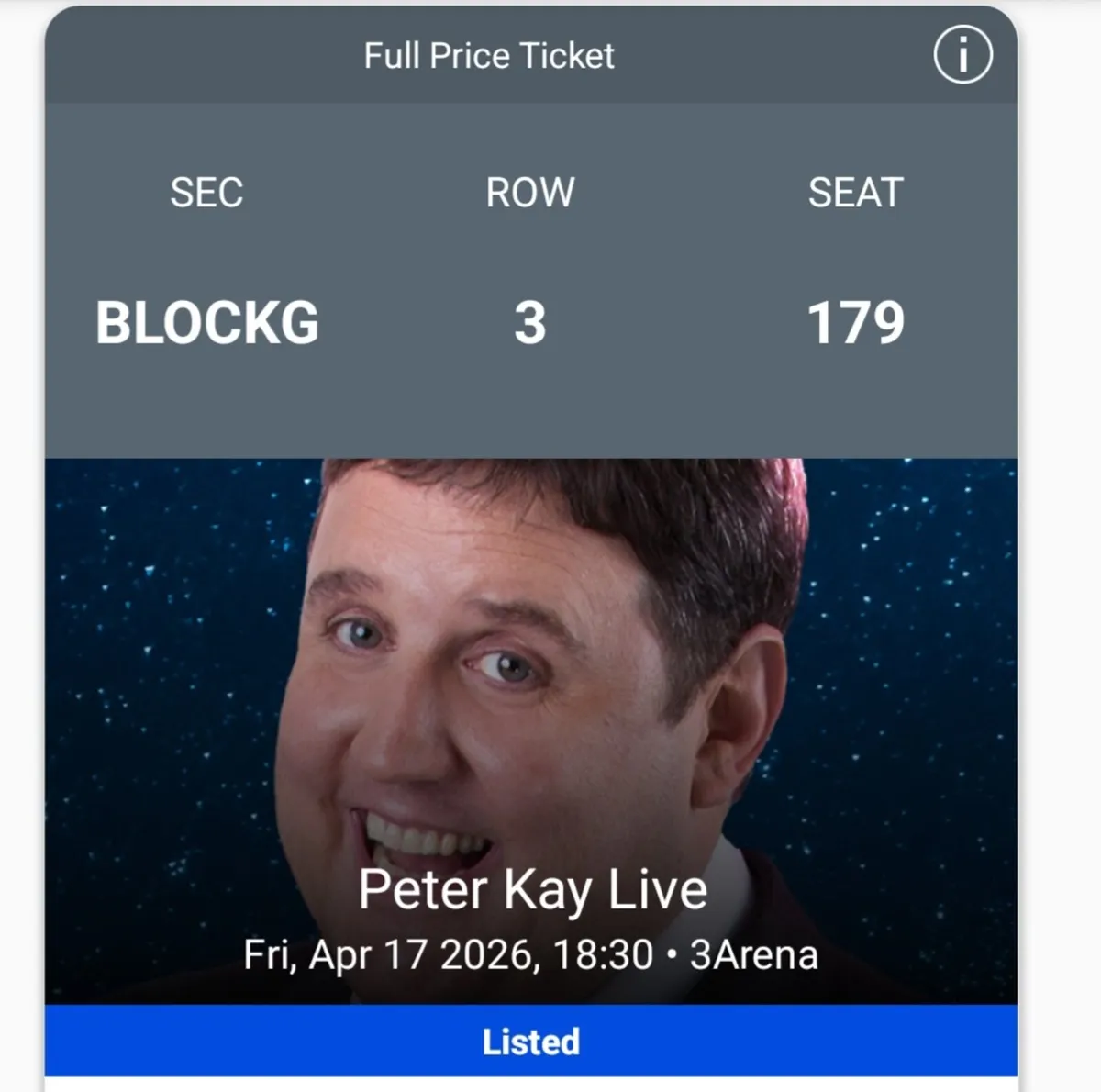 Peter Kay Dublin - Image 3