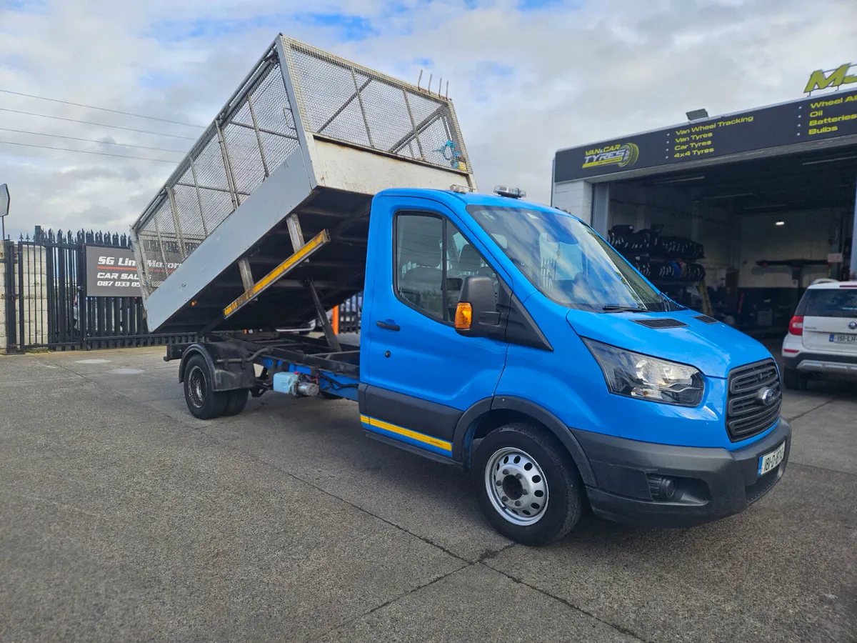2018 FORD TRANSIT 350LWB TIPPER – 3.5T - Image 1