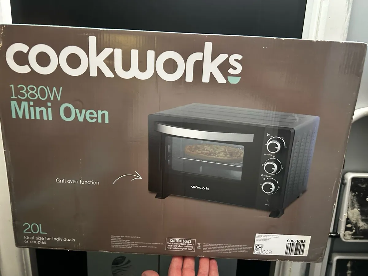 Cookworks 1380W Mini Oven - Image 2