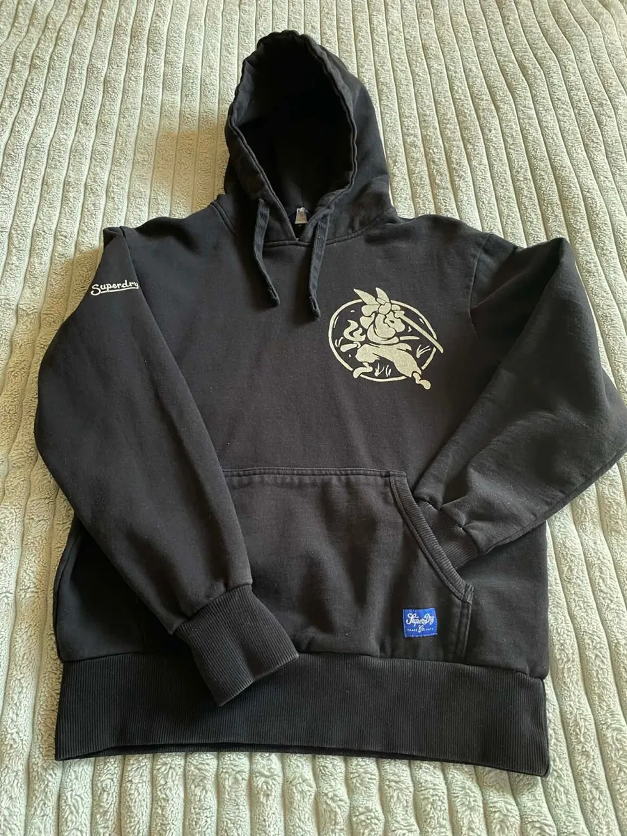 Superdry Hoodie size M 100% cotton - Image 3