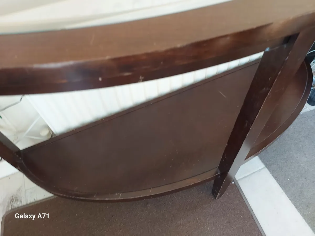 Half Moon, Semi Circular Console Hall Table - Image 2