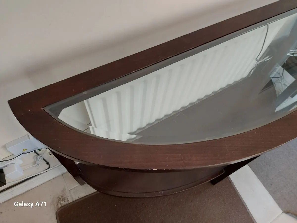 Half Moon, Semi Circular Console Hall Table - Image 4