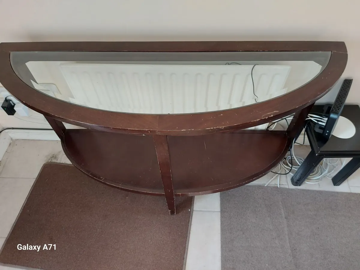 Half Moon, Semi Circular Console Hall Table - Image 3