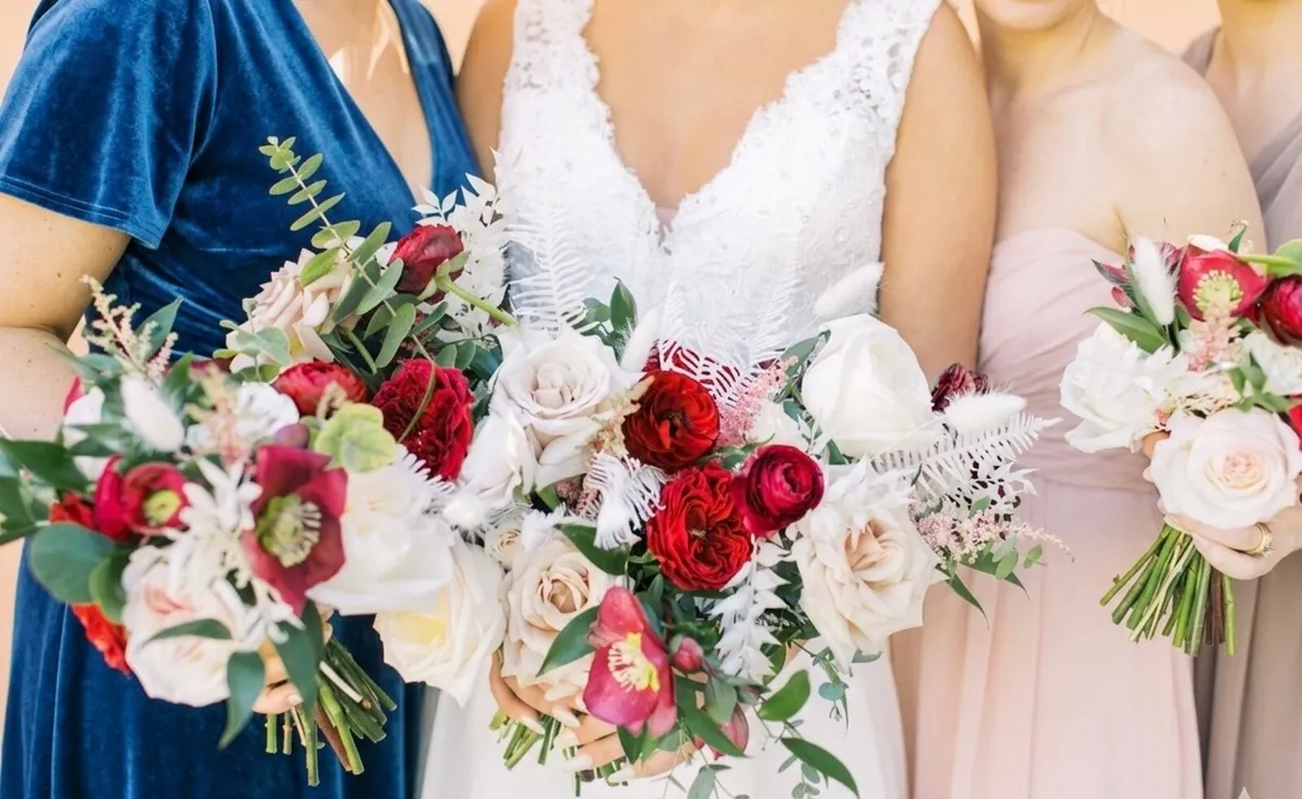 Bridal flower bouquets wedding flowers arr - Image 1