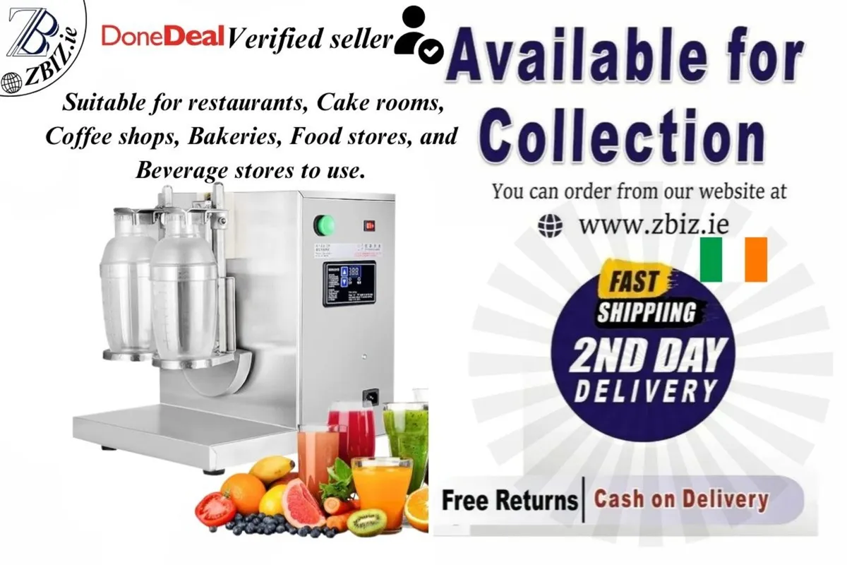 220W Automatic Bubble Tea Stirring Machine – Dual - Image 1