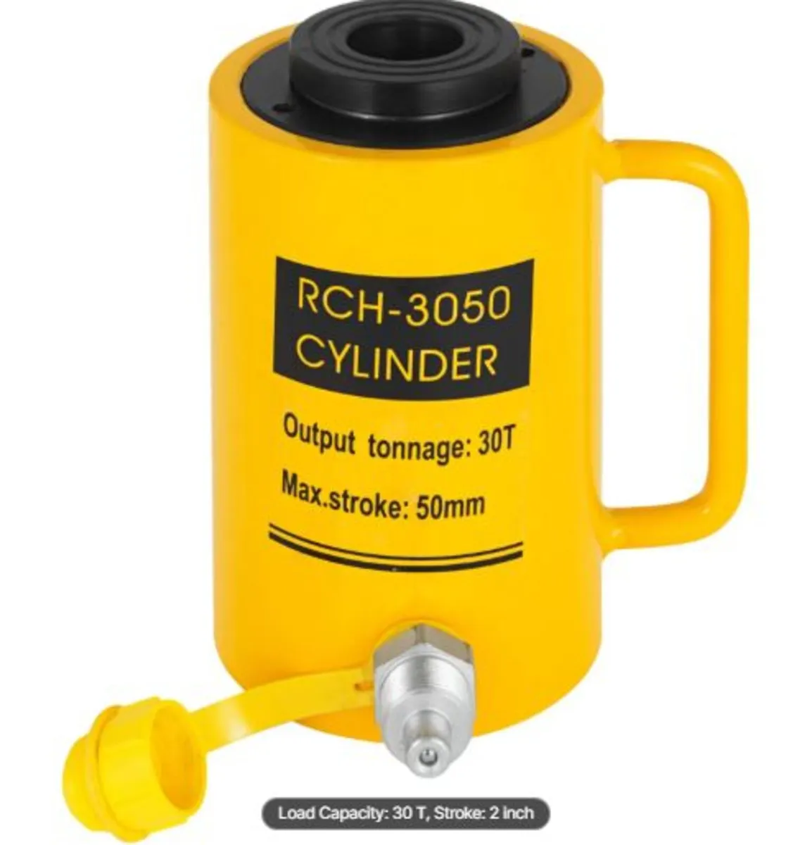 30T/66000LBS Hollow Hydraulic Cylinder Jack 50mm - Image 1