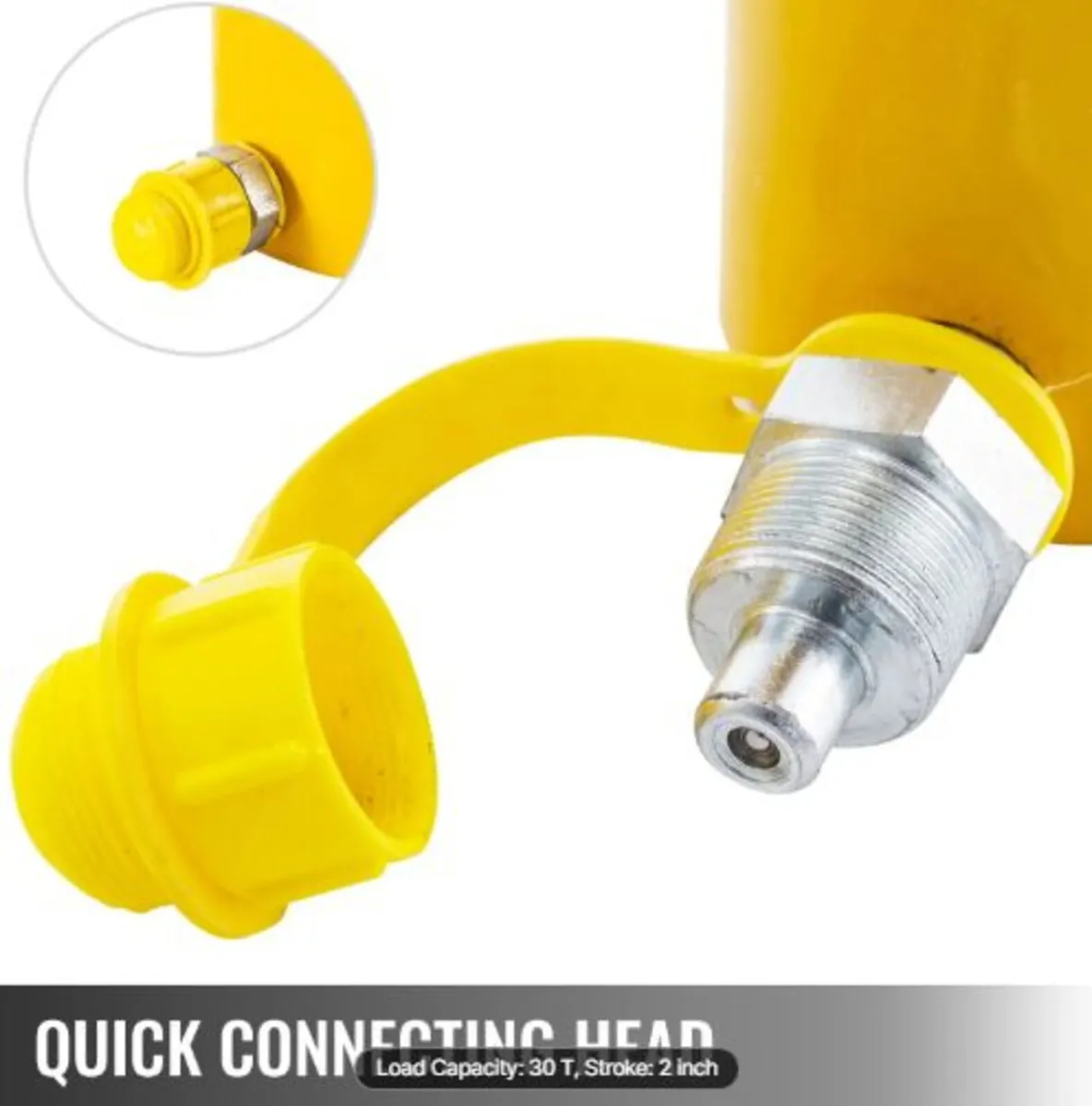 30T/66000LBS Hollow Hydraulic Cylinder Jack 50mm - Image 2