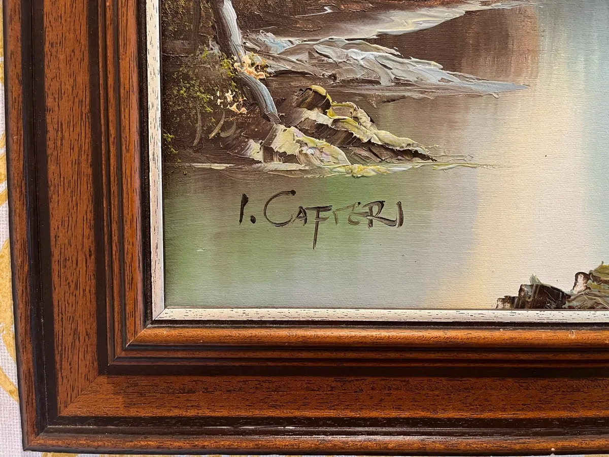 Framed Signed Oil Painting - Image 3