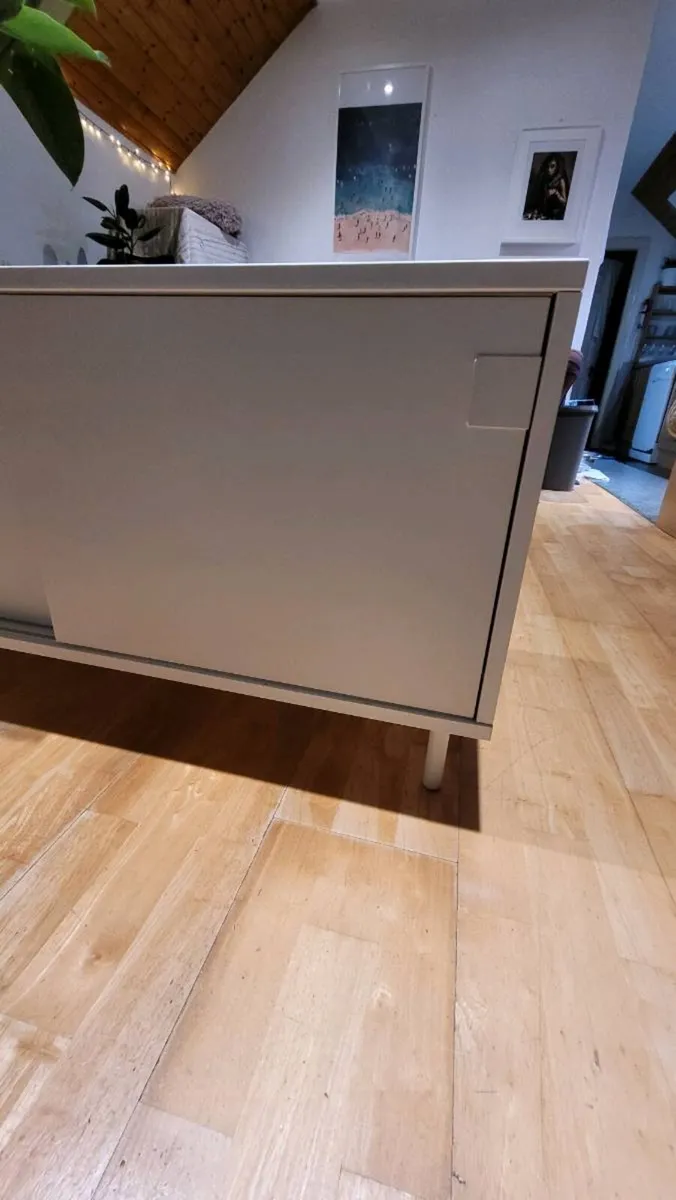 White IKEA sideboard or TV unit. - Image 4